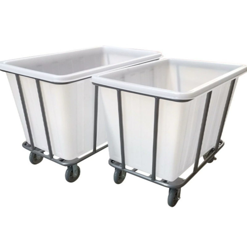 Hotel plastic linen cart - A Image 2