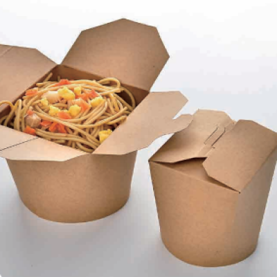 Paper round food pail